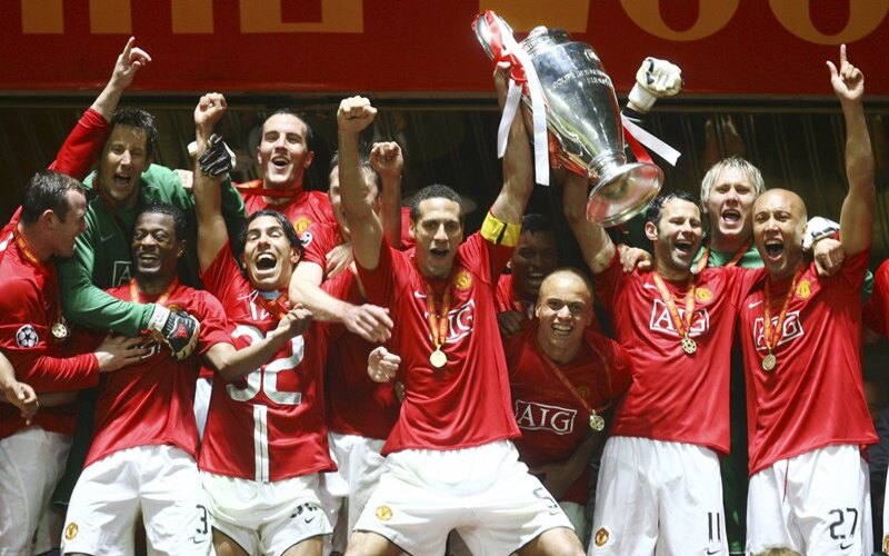 Nhìn lại đội hình MU 2008 chinh phục UEFA Champions League